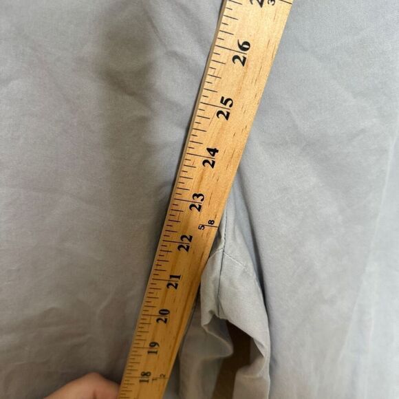 Eileen Fisher Pants Women's Large Gray Cropped Capri Pockets Drawstring - Picture 3 of 10